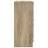 vidaXL Sideboards 2 pcs Sonoma Oak 30x30x70 cm Engineered Wood