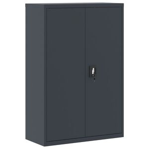 vidaXL File Cabinet Anthracite 90x40x140 cm Steel