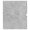 vidaXL Sink Cabinet with Built-in Basin Concrete Grey Engineered Wood