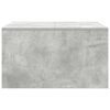vidaXL Coffee Table with Drawers Concrete Grey 70.5x70x40 cm