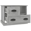 vidaXL Bedside Cabinet Concrete Grey 60x39x45 cm