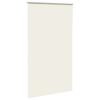 vidaXL Roller Blind Blackout Off White 125x230 cm Fabric Width 121.6 cm Polyester