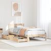 vidaXL Bed Frame with Drawers without Mattress 75x190 cm Small Single