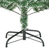 vidaXL Artificial Christmas Tree with Flocked Snow Green 240 cm