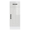 vidaXL Kitchen Base Cabinet Lucca High Gloss White Engineered Wood