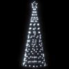 vidaXL LED Christmas Tree 200 LEDs Cold White 180 cm
