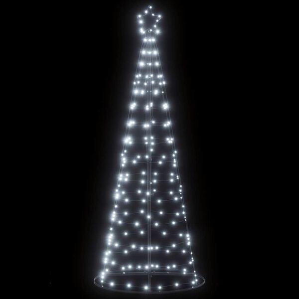 vidaXL LED Christmas Tree 200 LEDs Cold White 180 cm