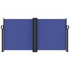 vidaXL Retractable Side Awning Blue 120x600 cm