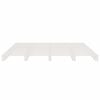 vidaXL Pallet Bed without Mattress White 140x190 cm Solid Wood