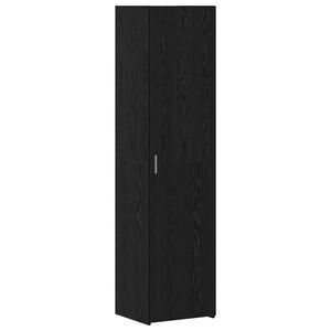 vidaXL Highboard 2 pcs Black Oak 45 x 42.5 x 185 cm