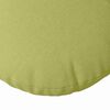 vidaXL Seat Cushions 2 pcs Light Green &Oslash;80 x 29 cm Fabric