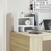 vidaXL Desk Organiser White 38.5x17x39 cm Engineered wood