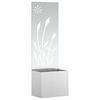 vidaXL Garden Privacy Screen Silver 50 x 140 cm Galvanised steel