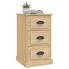 vidaXL Bedside Cabinet Sonoma Oak 39x39x67 cm Engineered Wood
