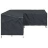 vidaXL Furniture Cover Black 250 x 180 x 80 cm 600D Oxford Fbric
