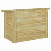 vidaXL Storage Box Natural 80 x 44.5 x 57.5 cm Impregnated Pine Wood
