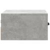 vidaXL Wall-mounted Bedside Cabinets 2 pcs Concrete Grey 35x35x20 cm