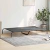 vidaXL Elevated Dog Bed Grey 150x90x20 cm Textilene and Steel