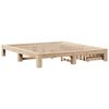 vidaXL Bed Frame without Mattress 200x200 cm Solid Wood Pine