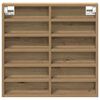 vidaXL Display Cabinet Artisan Oak 60 x 8.5 x 58 cm Engineered Wood