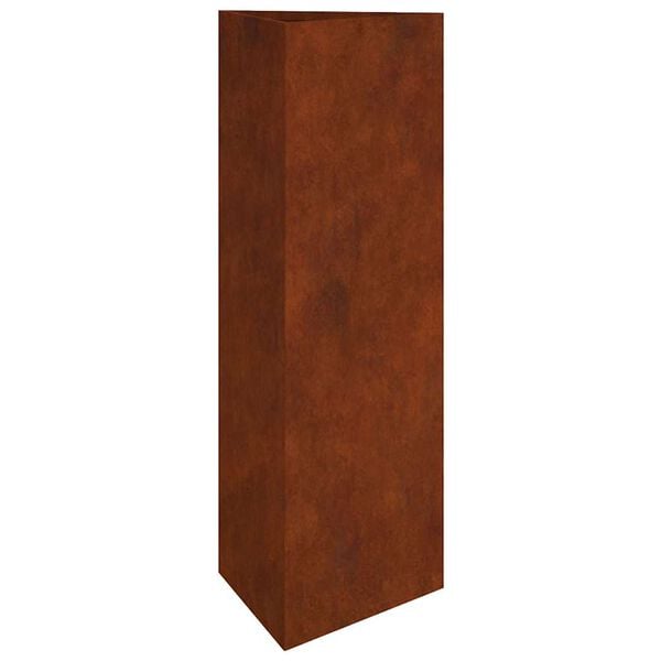 vidaXL Garden Planter 30x26x75 cm Corten Steel