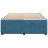 vidaXL Bed Frame without Mattress Blue 140x190 cm Velvet