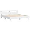 vidaXL Bed Frame without Mattress White 160x200 cm