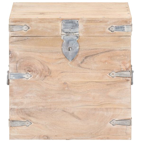 vidaXL Chest 40x40x40 cm Solid Acacia Wood
