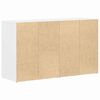 vidaXL Sideboard with Drawer White 120 x 36 x 69 cm Engineered Wood
