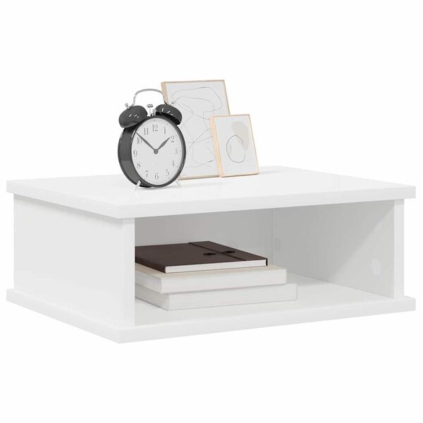 vidaXL Bedside Table White 40 x 31 x 15 cm Engineered Wood