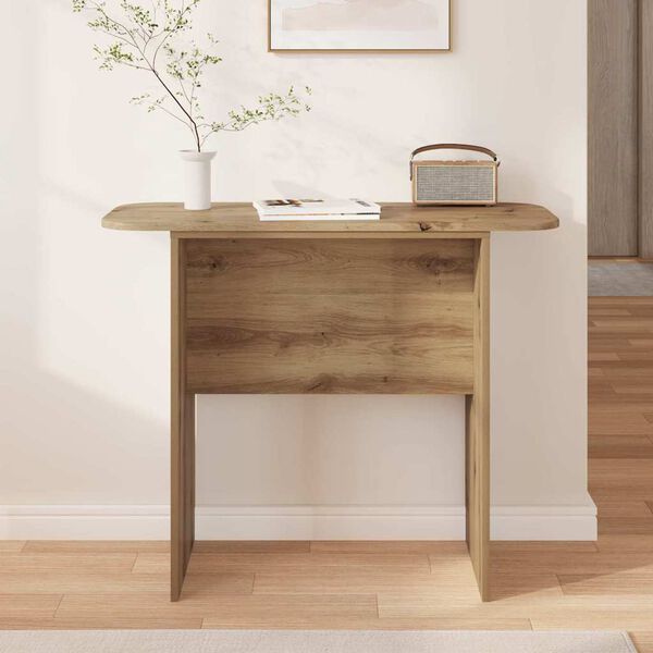 vidaXL Console Table Artisan Oak 93 x 40 x 75 cm Engineered Wood