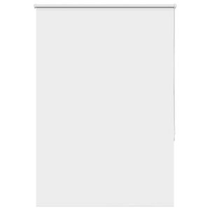vidaXL Roller Blind Blackout White 110x130 cm Fabric Width 105.7 cm Polyester