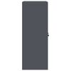 vidaXL Storage Cabinet Anthracite 60 x 40 x 105 cm Cold-Rolled Steel
