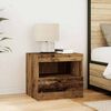 vidaXL Bedside Cabinet 2 pcs Old Wood 50 x 40 x 45 cm Engineered Wood