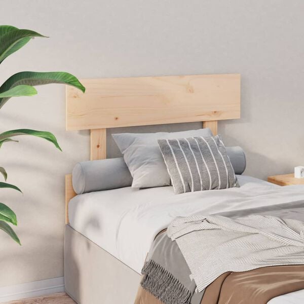 vidaXL Bed Headboard 78.5x3x81 cm Solid Wood Pine