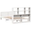 vidaXL Bed Frame without Mattress White 140x190 cm Solid Wood Pine