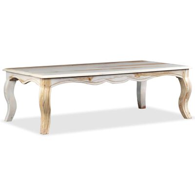 vidaXL Coffee Table Solid Sheesham Wood 110x60x35 cm