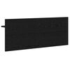 vidaXL Wall-Mounted Coat Rack with Shelf Black Oak 100 x 40 x 12 cm
