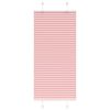 vidaXL Pleated Blind Pink 55x150 cm Fabric Width 54.4 cm Polyester