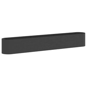 vidaXL Raised Garden Bed Black 280 x 40x 40 cm