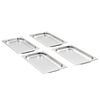 vidaXL Gastronorm Containers 12 pcs GN 1/3 20 mm Stainless Steel