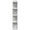 vidaXL Wall Cube Shelf 12 Compartments Concrete Grey Engineered Wood