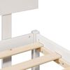 vidaXL Bed Frame with Headboard White 180 x 200 cm Solid Pine Wood