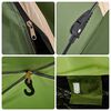 vidaXL Camping Tent 2-Person Green Quick Release