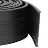 vidaXL Garage Door Seal Black 70 x 6 mm 2.5 m PVC