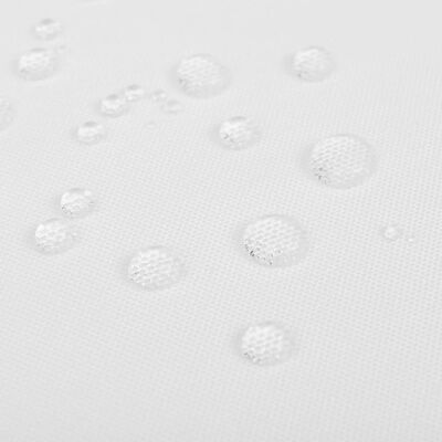 5 Tablecloths White 100 x 100 cm
