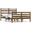 vidaXL Bed Frame without Mattress Solid Wood Pine 120x200 cm Honey Brown
