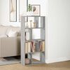 vidaXL Bookcase Grey Sonoma 60x20x120.5 cm Engineered Wood