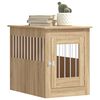 vidaXL Dog Crate Furniture Sonoma Oak 55x80x68 cm Engineered Wood