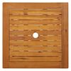 vidaXL Folding Garden Table 60x60x75 cm Solid Acacia Wood